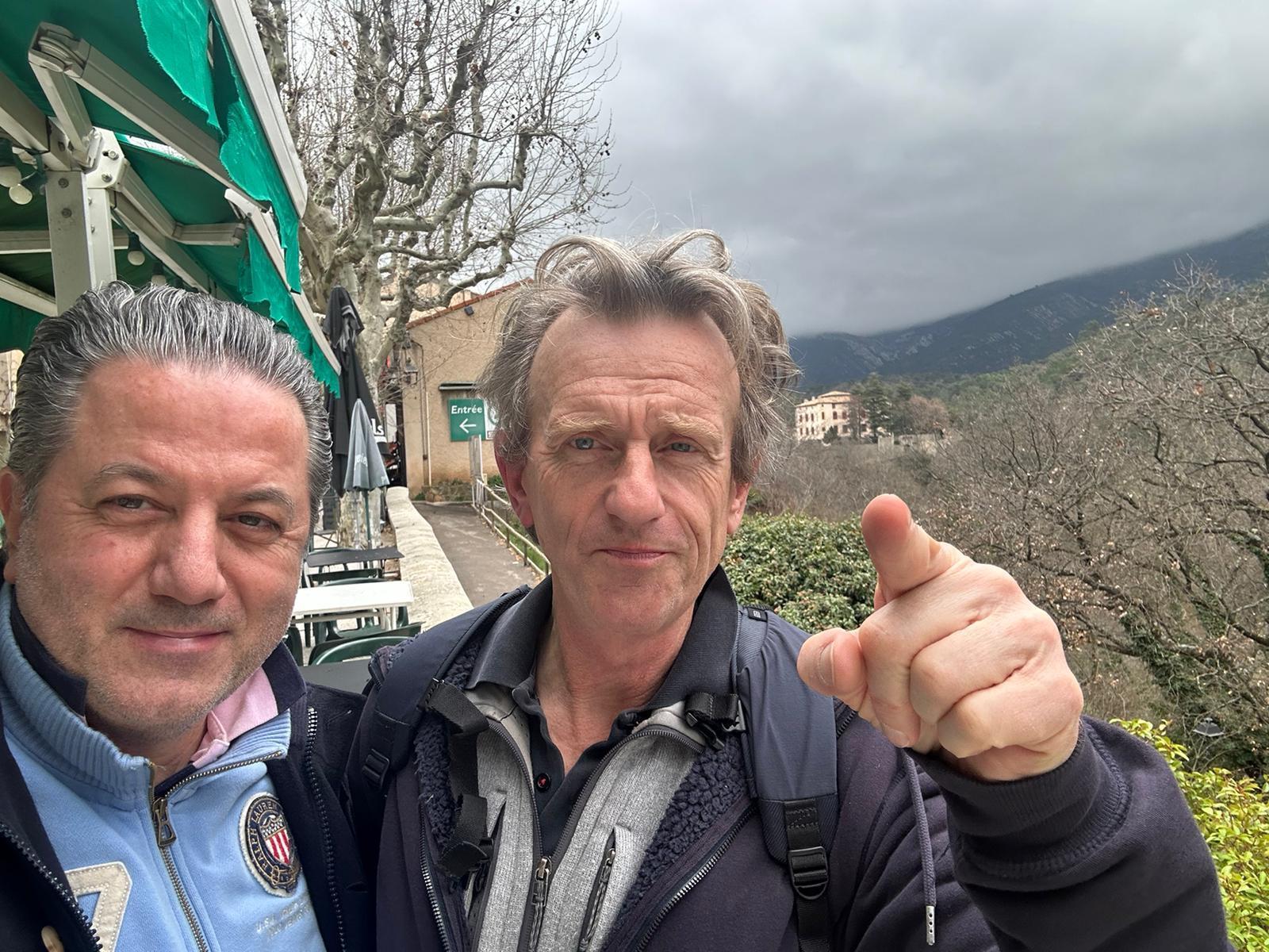 Rémy Makinadjian et Philippe Dubern à Vauvenargues